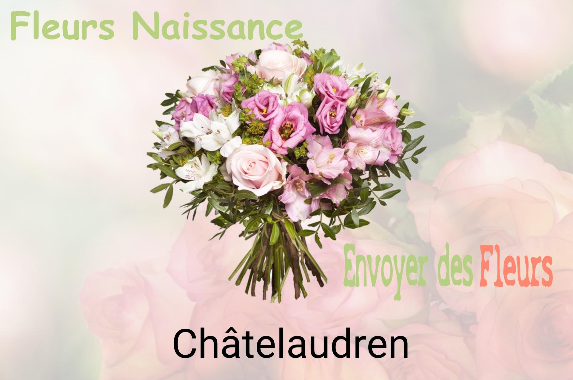 Bouquet de fleurs de naissance livré à Châtelaudren