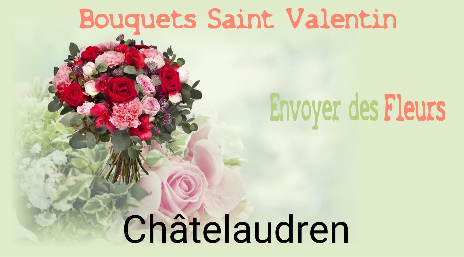Roses de Saint-Valentin livrées à Châtelaudren